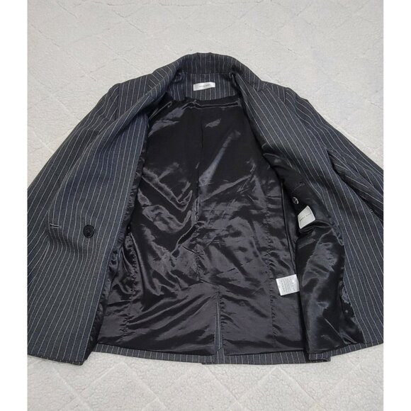Anine Bing Womens Black Striped Double Breasted Blazer Long Sleeve Size S‎ - Picture 5 of 9
